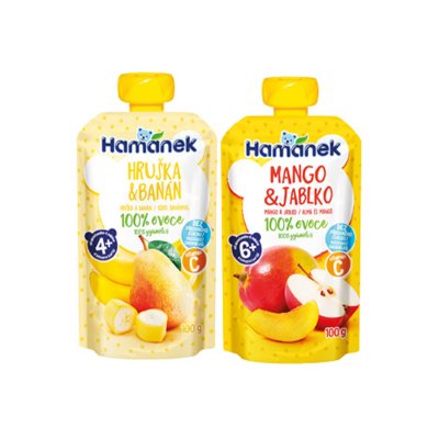 Hamánek Hruška a banán 100 g